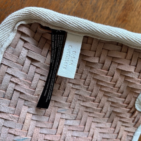 Woven Leather Mini Tote Bag - Picture 3 of 5